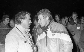 Claudio Bortoletto y Antonio Zanini. Sol RACE Rally 1983 (Foto: Mario Chavalera)